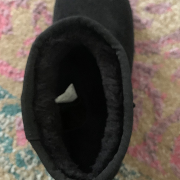 Lamo, ankle boot with faux fur and small platform, black, womens 9 - Picture 2 of 6